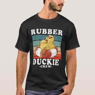 Camiseta Pato de Borracha Pato Amarelo Tripulação Pata Pato