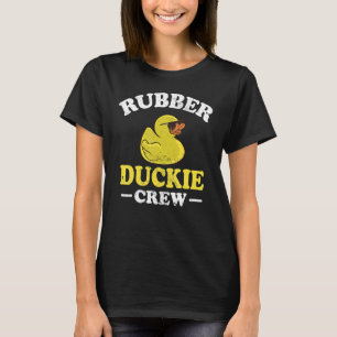 Camiseta Pato de Borracha Pato Amarelo Tripulação Pata Pato