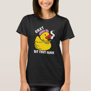 Camiseta Pato-de-borracha - Pato-de-bico Quack Primeiro Pat