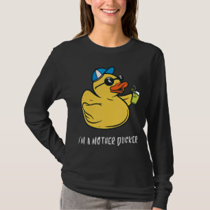 Camiseta Pato-de-borracha Pato-mãe Pato-de-pata-de-bico