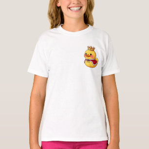 Camiseta Pato de Borracha Real Rei Crianças