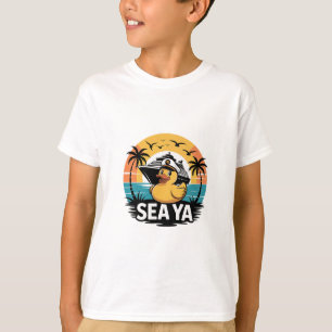 Camiseta Pato de Borracha Sea Ya Cruzeiro Vacanças Família