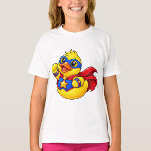 Camiseta Pato de Borracha Super-Herói Desenho Herói