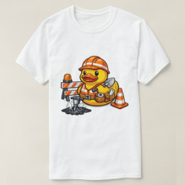 Camiseta Pato de Borracha Trabalhador de Estrada