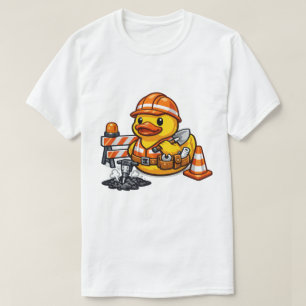 Camiseta Pato de Borracha Trabalhador de Estrada