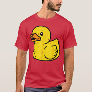 Camiseta Pato de Borracha Vintage Ducky Duckie Meninos Meni