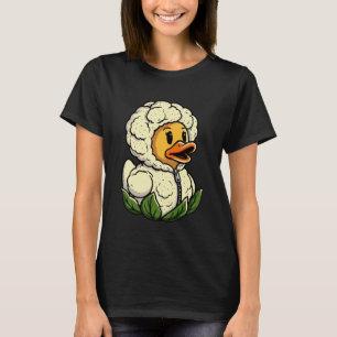 Camiseta Pato de Couve-Flor Veggie Vegano Vegetariano