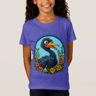 Camiseta Pato de desenho animado fofo