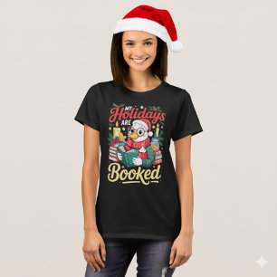 Camiseta Pato de Leitura Aconchegante Temporada de Férias A