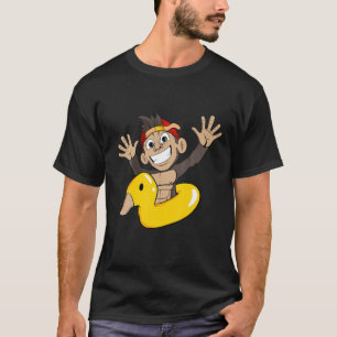 Camiseta Pato de Macaco Flutuante