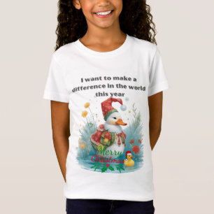 Camiseta Pato de Natal faz a diferença este ano