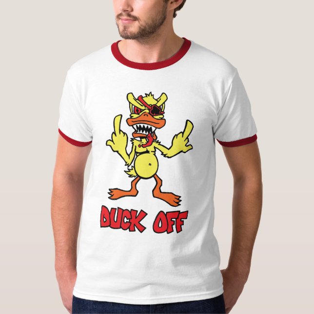 Camiseta Pato de Techstyles fora do T (Frente)