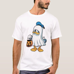 Camiseta Pato Dia de as Bruxas engraçado - Truque ou Tre de