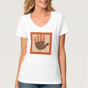 Camiseta Pato divertido do Dia de Ação de Graças da Slipper