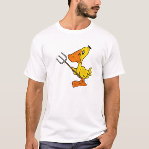 Camiseta Pato do BR com um t-shirt do Pitchfork