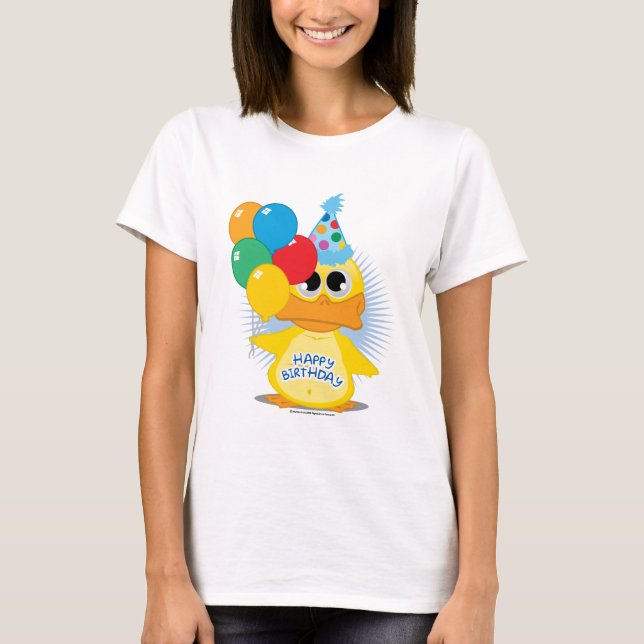 Camiseta Pato do feliz aniversario (Frente)