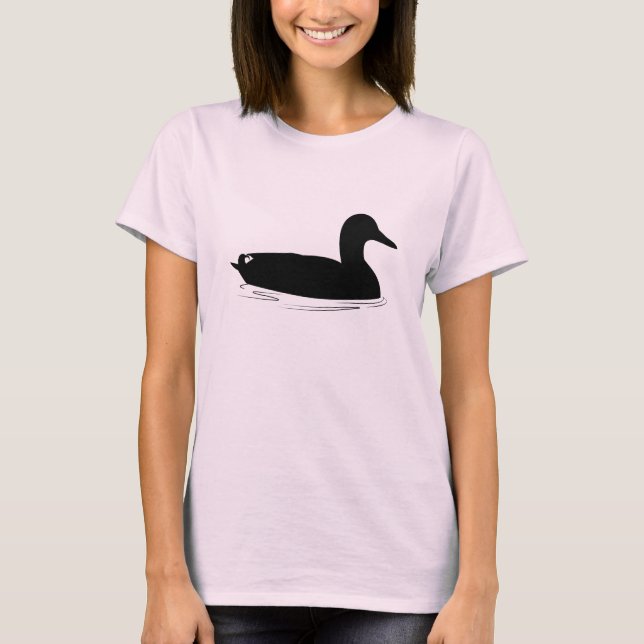 Camiseta Pato do pato selvagem na silhueta (Frente)
