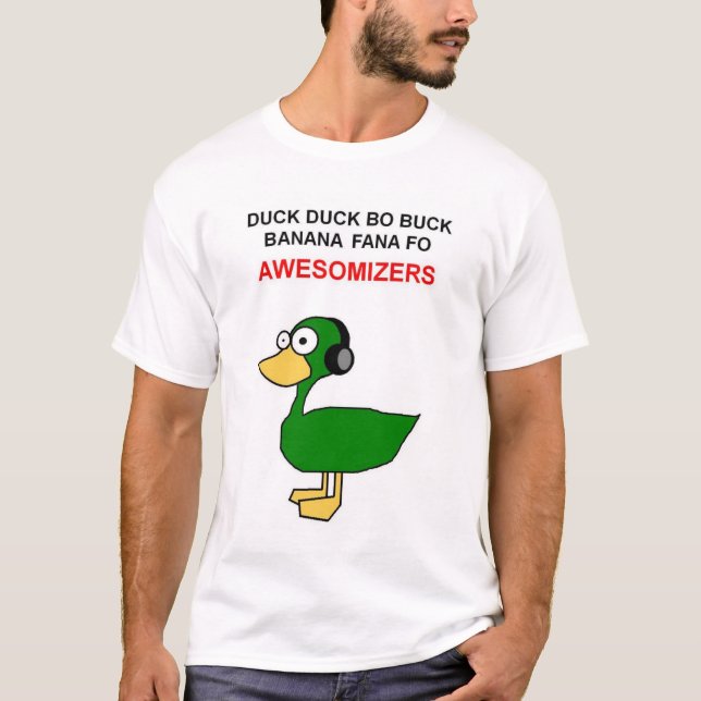 Camiseta pato dos awesomizers (Frente)
