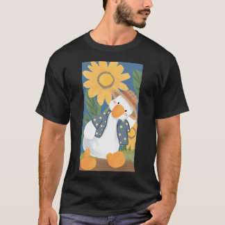 Camiseta Pato e Flores
