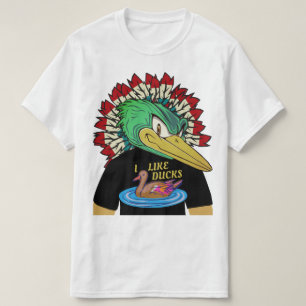 Camiseta Pato em uma camiseta-pata