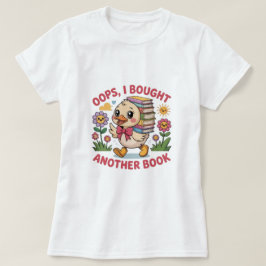Camiseta Pato Engraçado com Livros – Presente para Amantes