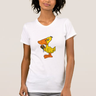 Camiseta Pato engraçado do ANÚNCIO com um t-shirt do