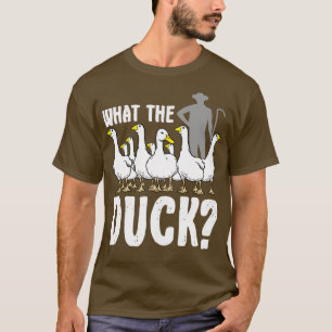 Camiseta Pato Engraçado Fazendo Pun Que Pato