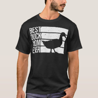 Camiseta Pato Engraçado Mãe Arte Para Mulheres Meninas Dia 