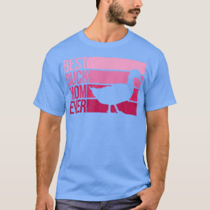 Camiseta Pato Engraçado Mãe Arte Para Mulheres Meninas Dia 