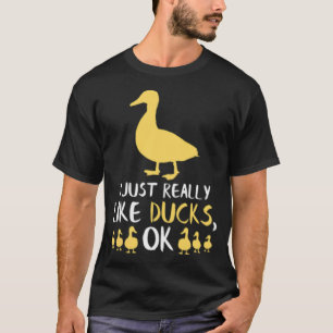 Camiseta Pato Engraçado Oferece Pássaro Engraçado Pássa