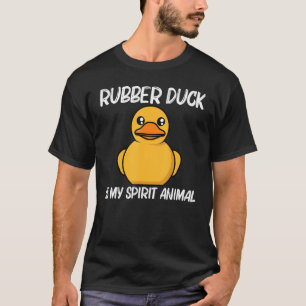 Camiseta Pato Engraçado Para Homens Pássaro Amarelo