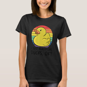 Camiseta Pato, Eu Gosto Muito De Patos Ok 7
