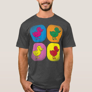 Camiseta Pato-Fazenda-Pata-Pássaro-Pop