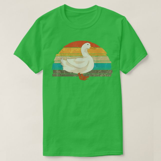 Camiseta Pato fazenda Pato Pato Pássaro Pássaro Pássaro Ret (Frente do Design)