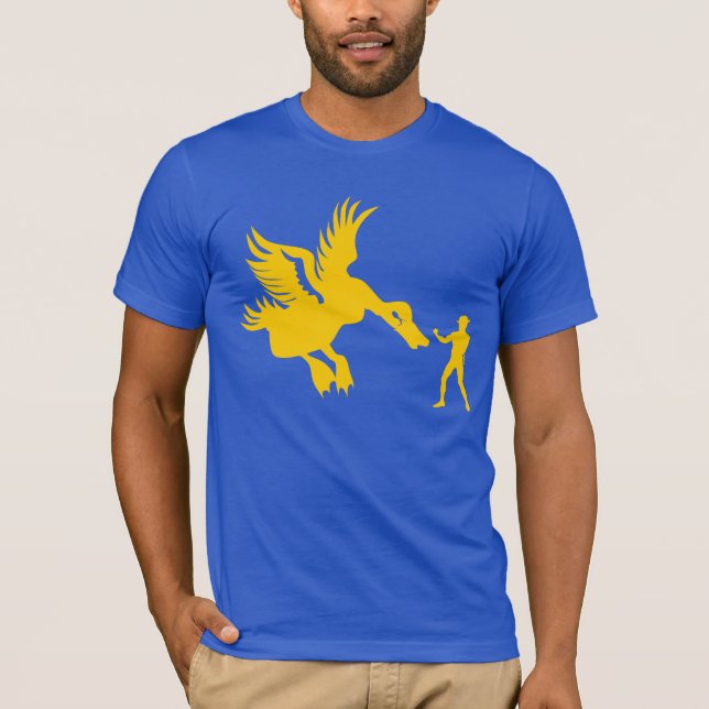 Camiseta Pato feito sob medida cavalo (Frente)