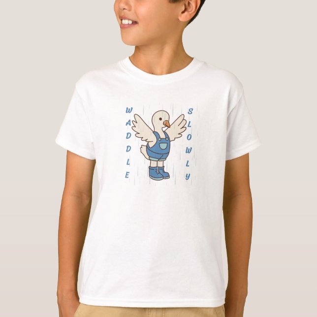 Camiseta Pato Fofo Caminhando Lentamente (Frente)