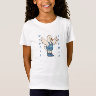 Camiseta Pato Fofo Caminhando Lentamente