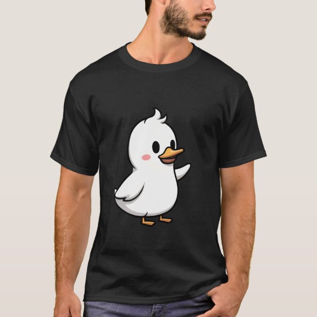 Camiseta Pato Fofo Doodle (Frente)
