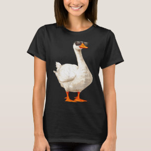 Camiseta Pato Ganso Tolo usando Óculos de Sol Gráfico Diver