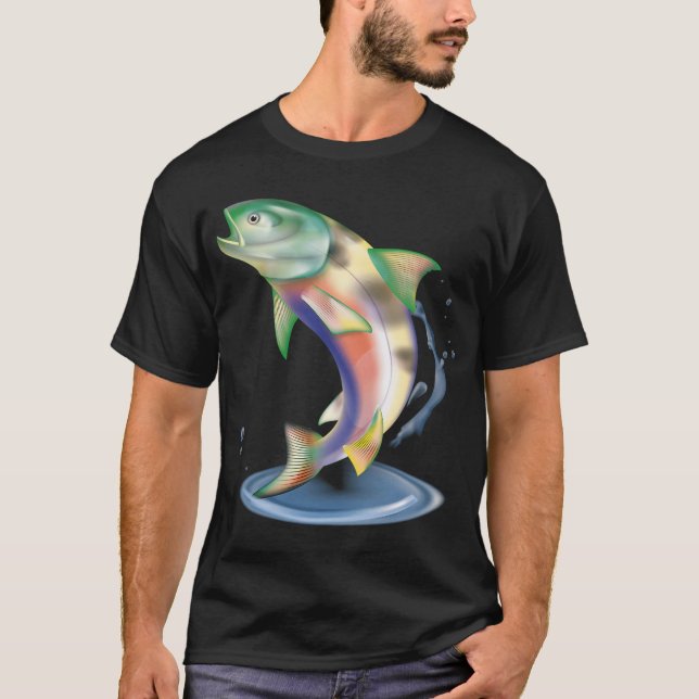 Camiseta pato gato peixe (Frente)