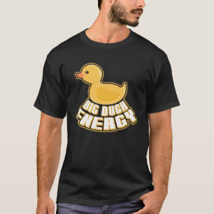 Camiseta Pato Grande Energia Pato de Borracha Amarelo Pato