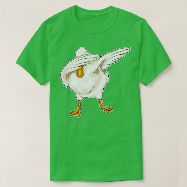 Camiseta Pato Hip Hop Dance Dab (Frente do Design)