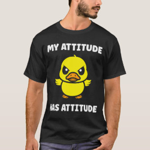 Camiseta Pato Mal-Humorado Desobediência Animal Ruim