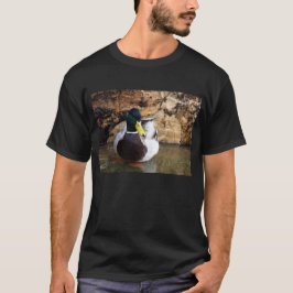 Camiseta Pato masculino do pato selvagem