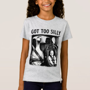 Camiseta Pato Muito Bobo Cinto de Segurança Bebê Assento Ca