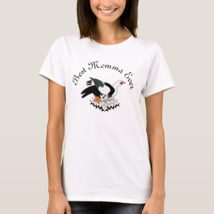 Camiseta Pato Muscovy em um Ninho de Ovos