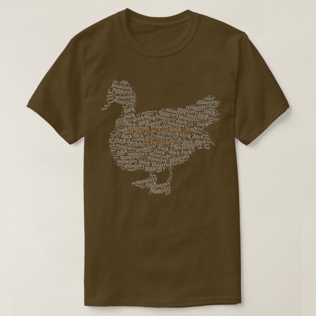 Camiseta Pato Muscovy Whisperer Farmer Engraçado Pato Musco (Frente do Design)