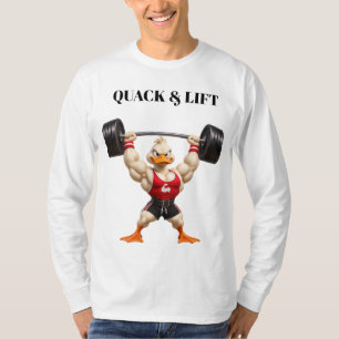 Camiseta Pato Musculoso Fisiculturista – Sem Grasnidos, Só