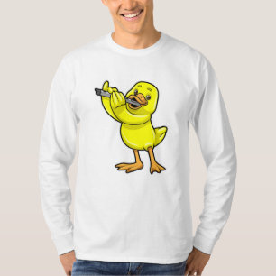 Camiseta Pato na Música com Flute