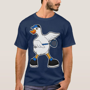 Camiseta Pato na Tênis com Boné de Tênis